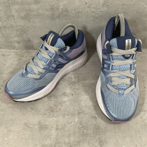 Saucony Ride ISO Series Womens S10444-1 Blue Running Shoes Sneakers Size 7.5 EUC